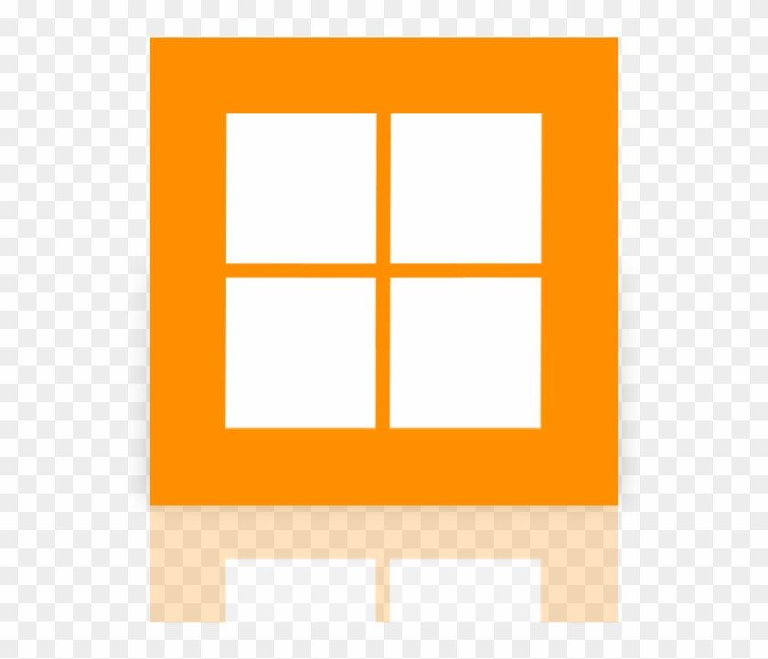 Microsoft, Mirror, Store Icon - Illustration Clipart #5338775