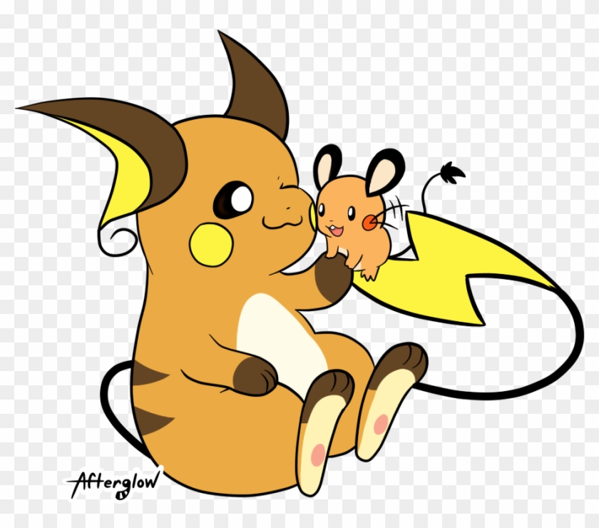 Rodent Cousins, Raichu And Dedenne - Pokemon Dedenne And Raichu Clipart #5339266