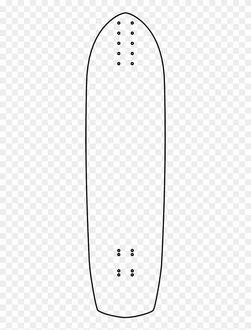 Custom Shadow 37 Subsonic Skateboards - Skateboard Deck Clipart