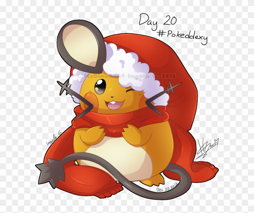 Day 20 Dedenne - Cartoon Clipart