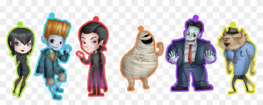 Hotel Transylvania Key Chain Set By Bluevandeurs - Cartoon Clipart #5339368