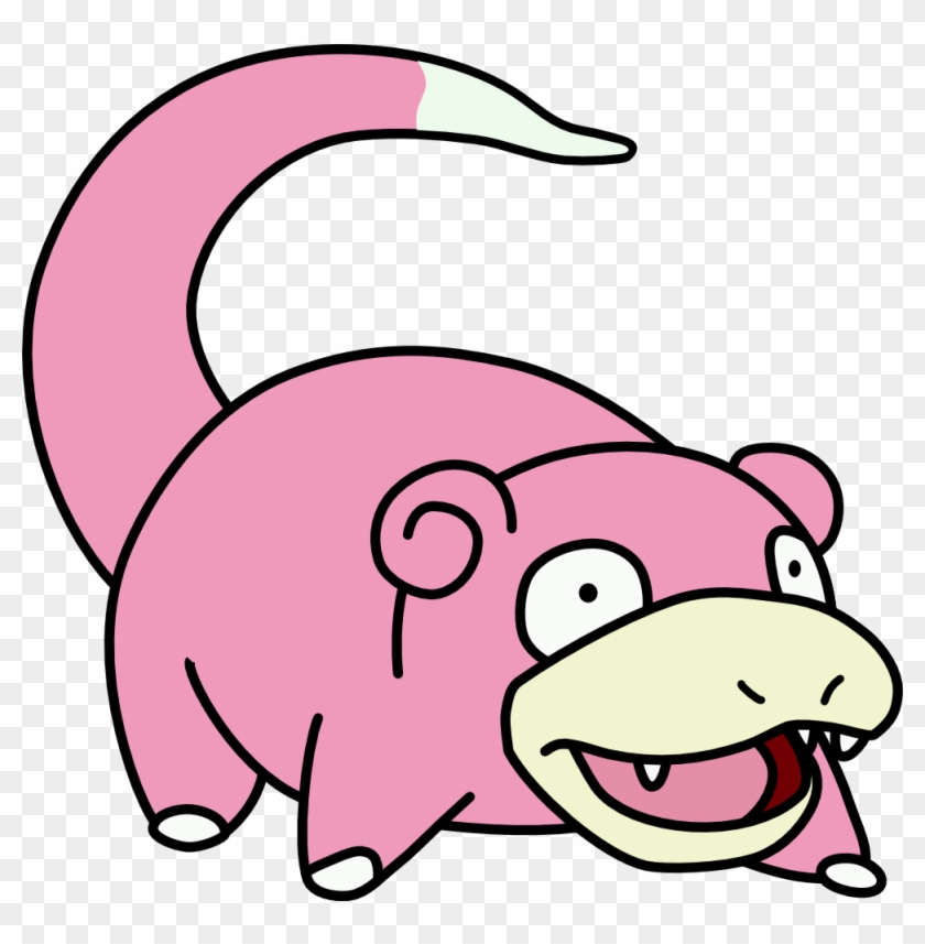 117kib, 999x972, Slowpoke , Png Download - Розовый Педобир Clipart #5339401