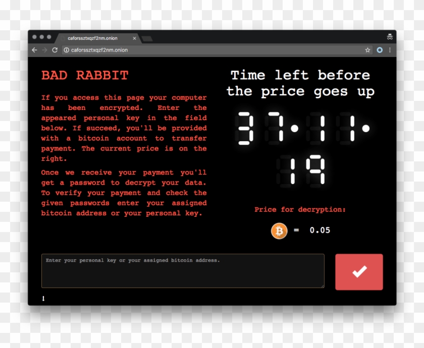 Bad Rabbit Ransomware 2 - Bad Rabbit Ransomware Clipart #5339547