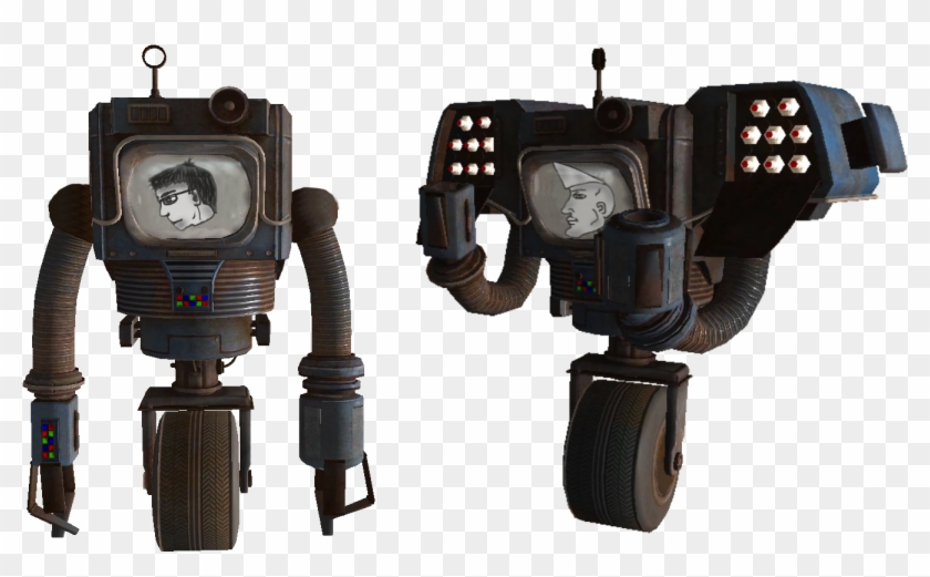 Securitronvirginvschad - Fallout New Vegas Securitron Png Clipart