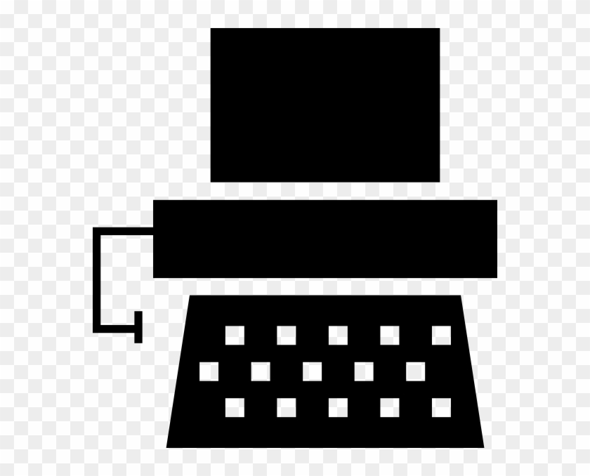 Original Png Clip Art File Typewriter Icon Svg Images - Ikon Mesin Ketik Png Transparent Png #5339829