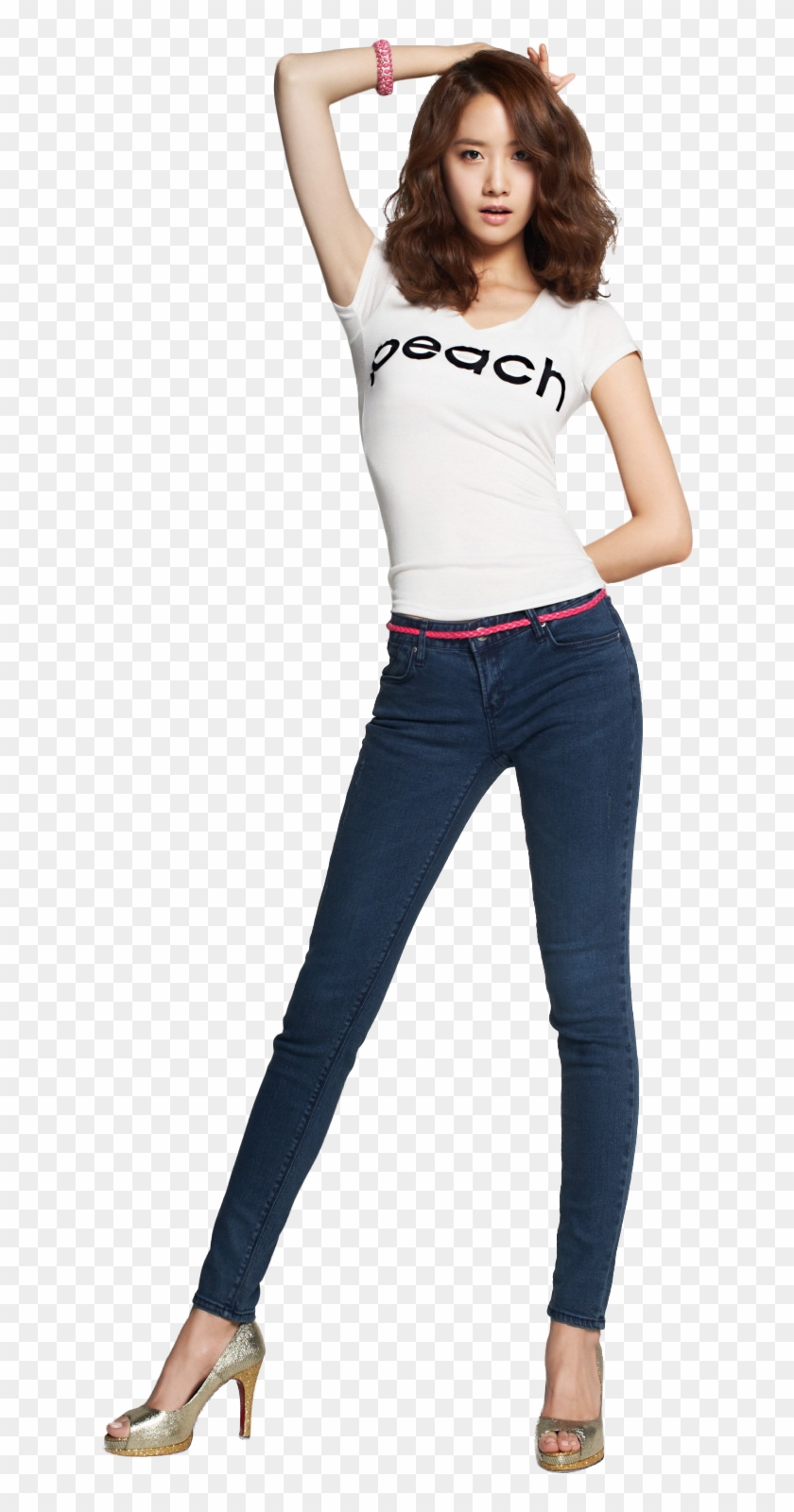 > Pix - Jeans Pant Shirt Ladies Png Clipart