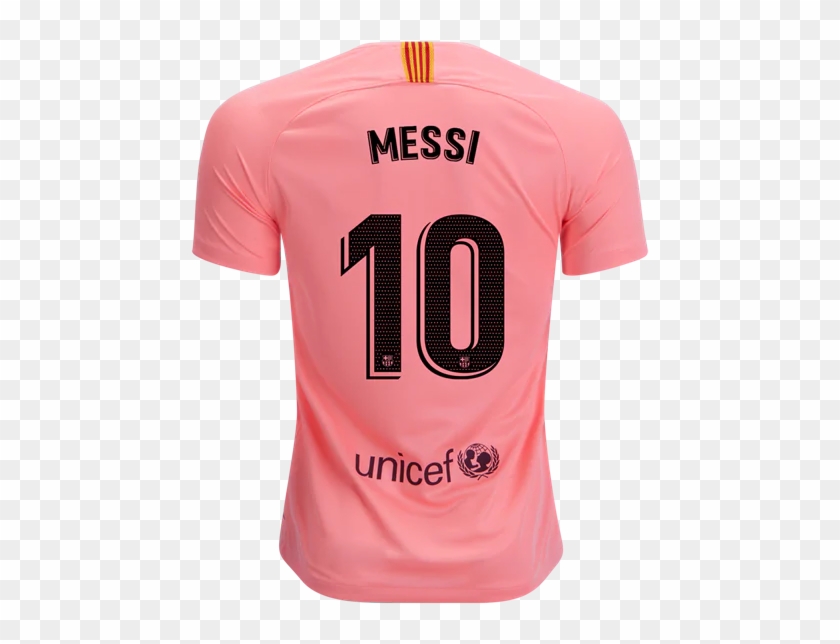 Barcelona 18/19 Third Ucl Jersey Messi - Barcelona Away Kit 2018 19 Clipart