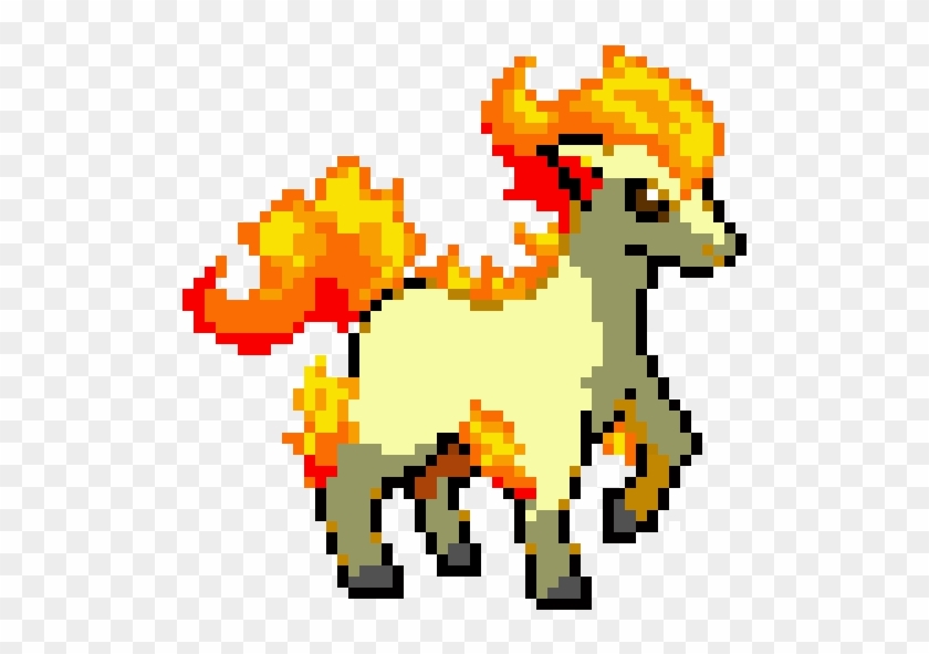 Ponyta - Pixel Art Ponyta Clipart #5340261