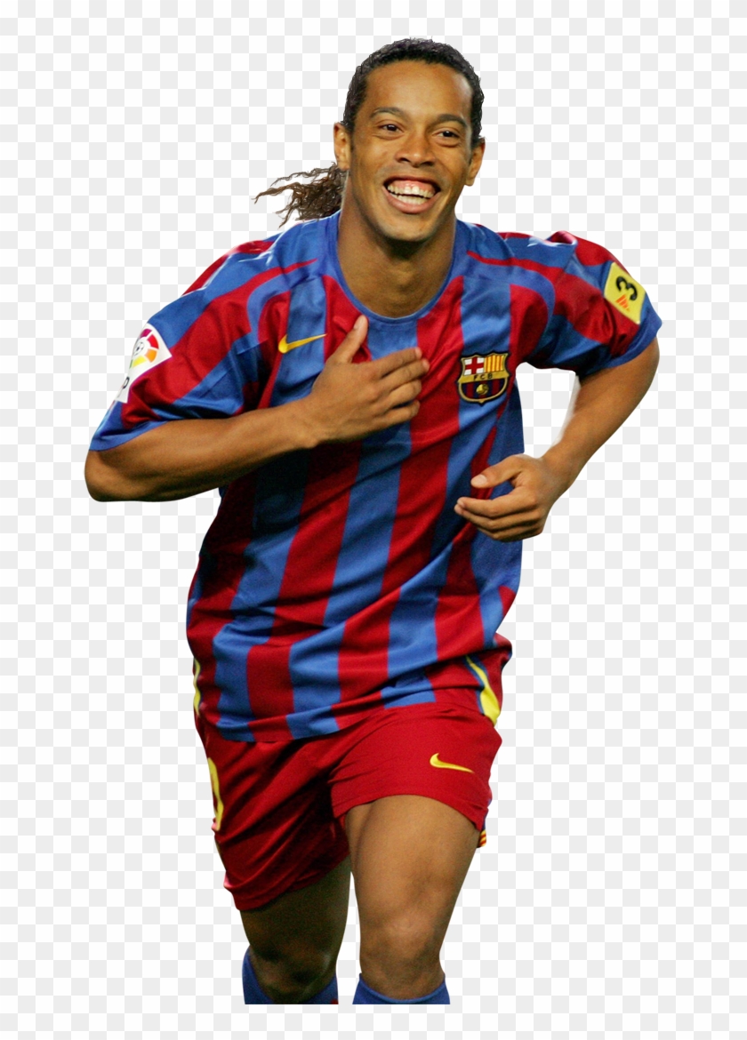 Ronaldinho Render - Ronaldinho Fc Barcelona Png Clipart