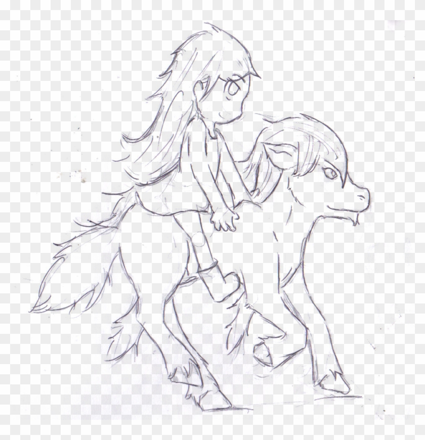 Ponyta De Pokémon - Line Art Clipart