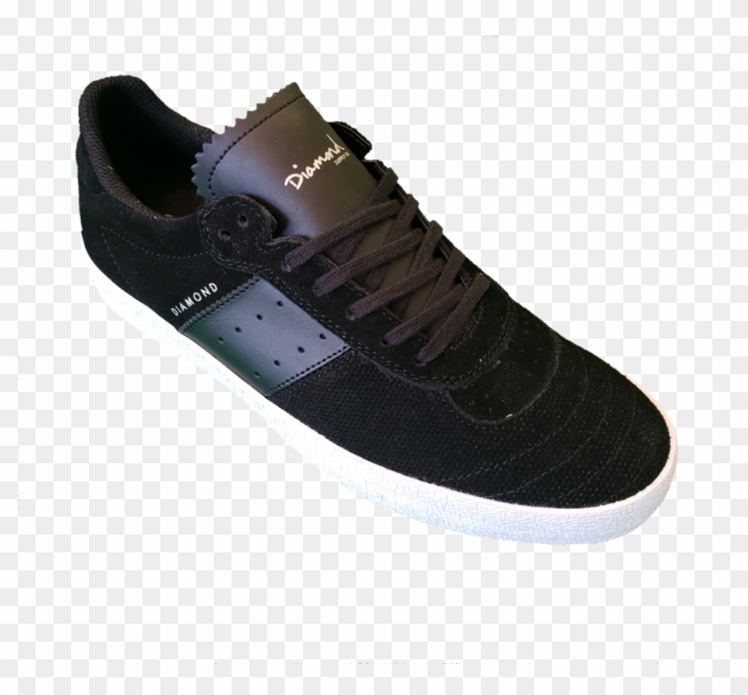 Diamond Barca Black - Skate Shoe Clipart #5340959
