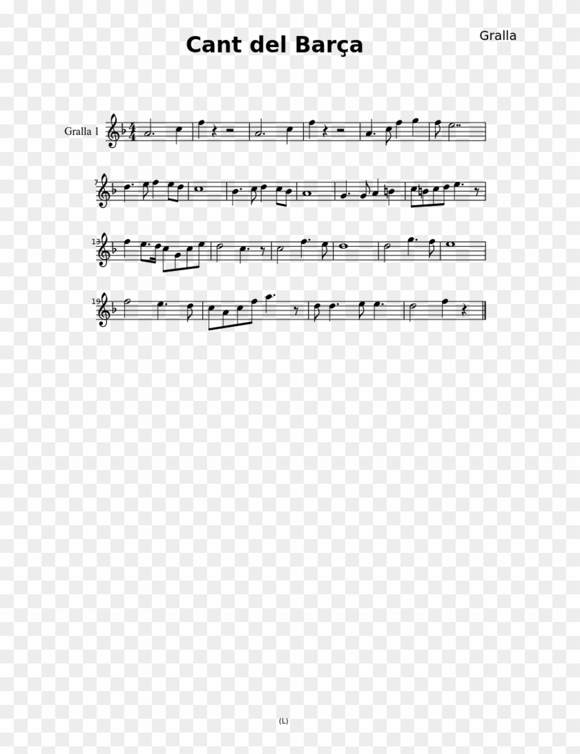 Cant Del Barca Score Clipart