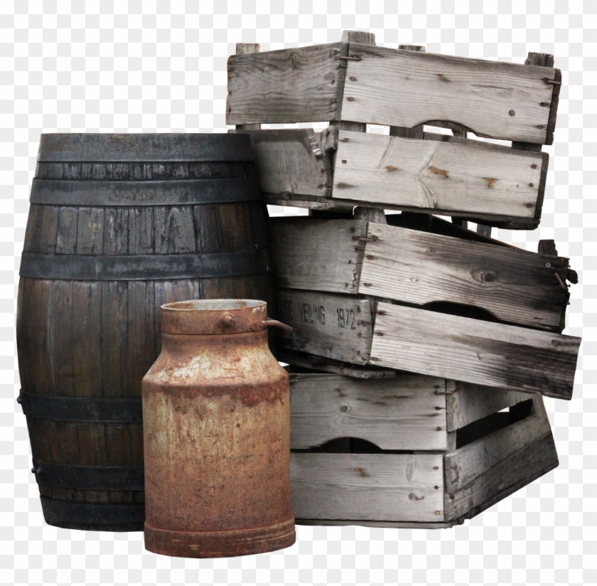 Boxes Wooden Boxes Barrel - Old Pot Png Clipart #5341097