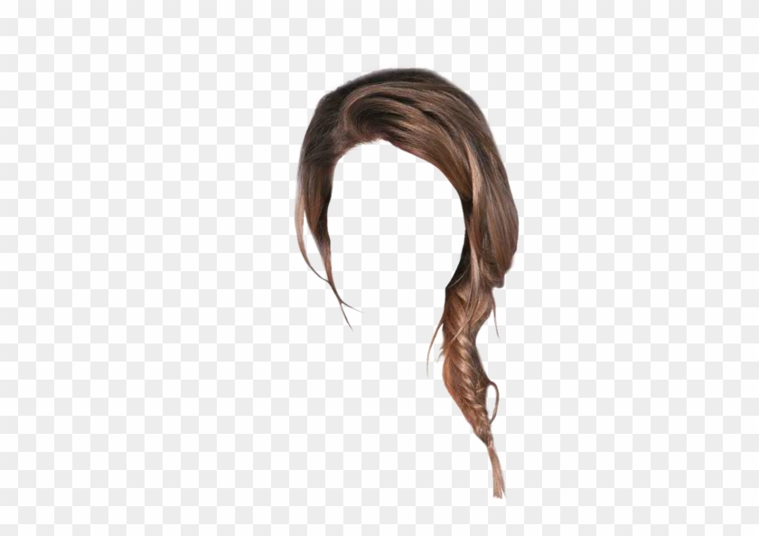 Britt Robertson Casual Long Straight Braided Updo Hairstyle - Lace Wig Clipart
