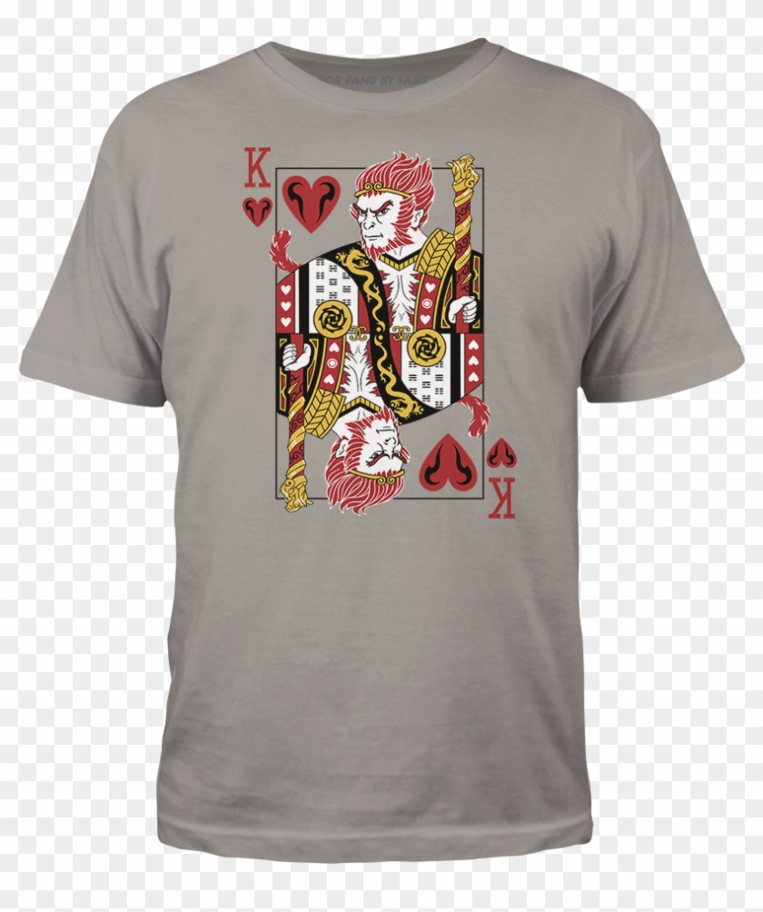 Monkey King Of Hearts - Shirt Clipart #5341383