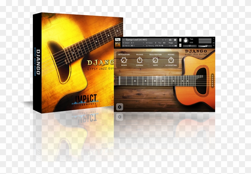 Gypsy Jazz Guitar - Impact Soundworks Django Gypsy Jazz Guitar Kontakt Clipart #5341920