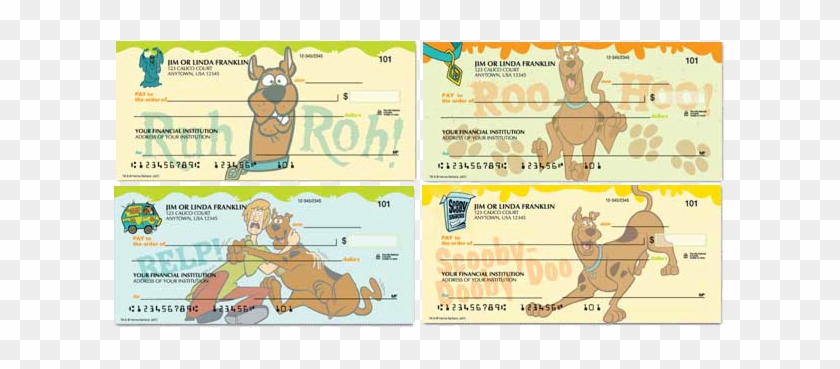 Scooby Doo Checks - Cartoon Clipart #5341991