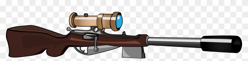 Sniper Rifle - Assault Rifle Clipart #5342035