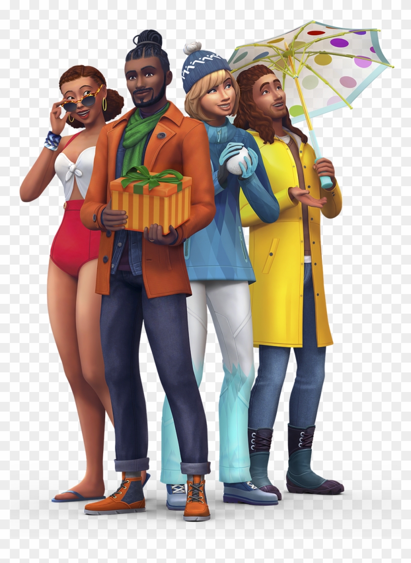 The Following Assets Were Provided By Ea Us And Ea - Sims 4 Seasons Render Clipart