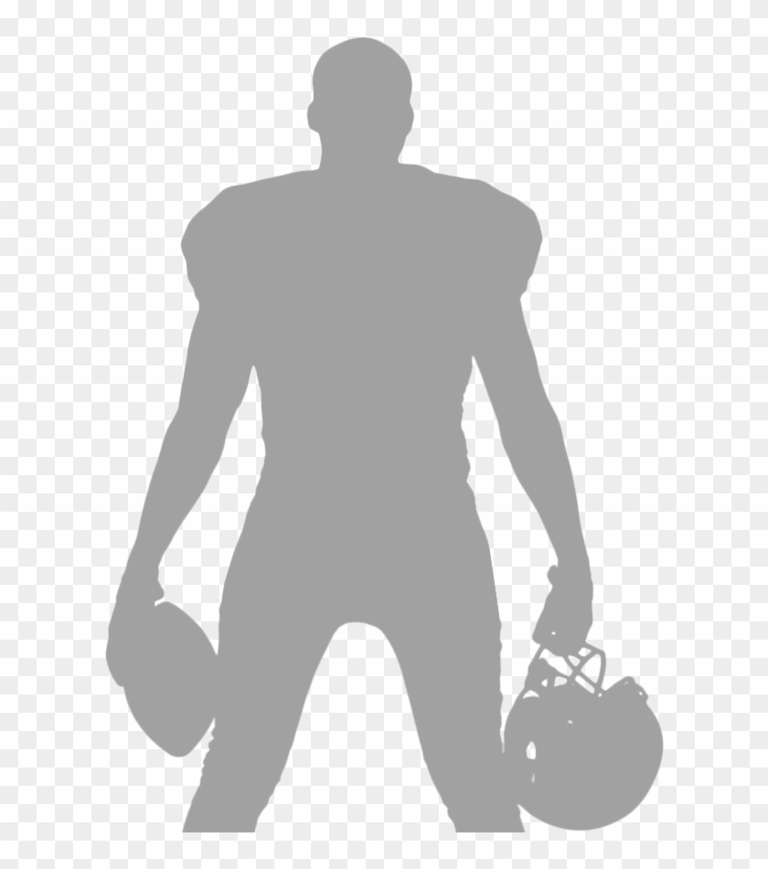 Olb, Louisville - Football Player Silhouette Standing Clipart #5342191