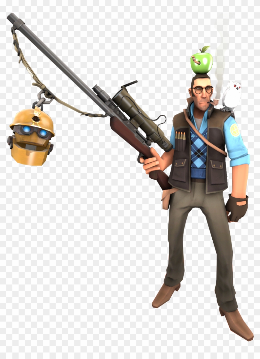 Made An Sfm Render Of My Sniper Loadout - Soldier Clipart