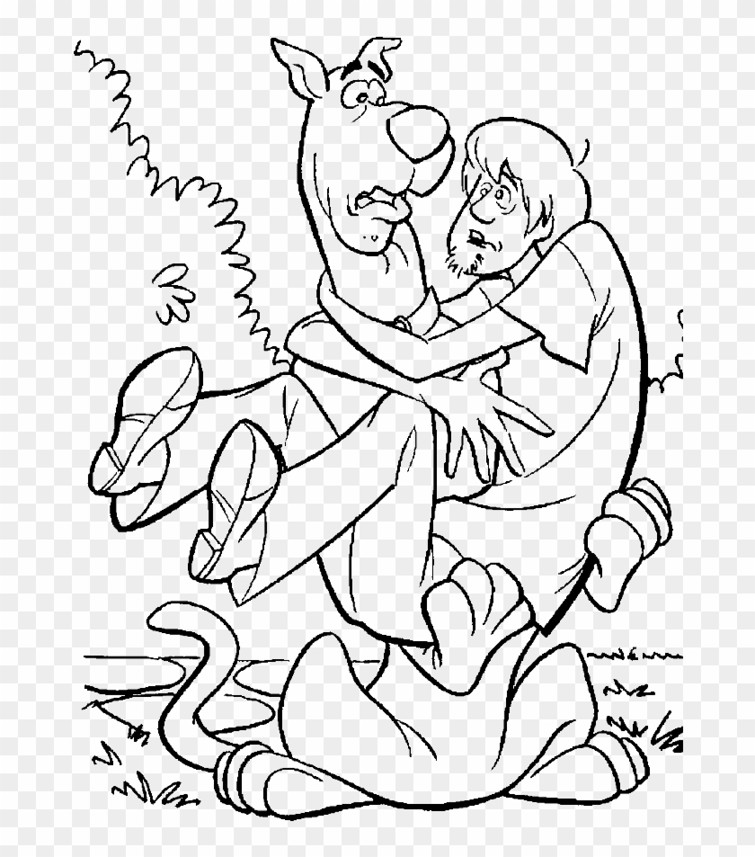 Scooby Doo And Shagy Fears Coloring Pages Scooby Doo - Desenhos Para Colorir Scooby Doo Clipart #5342524