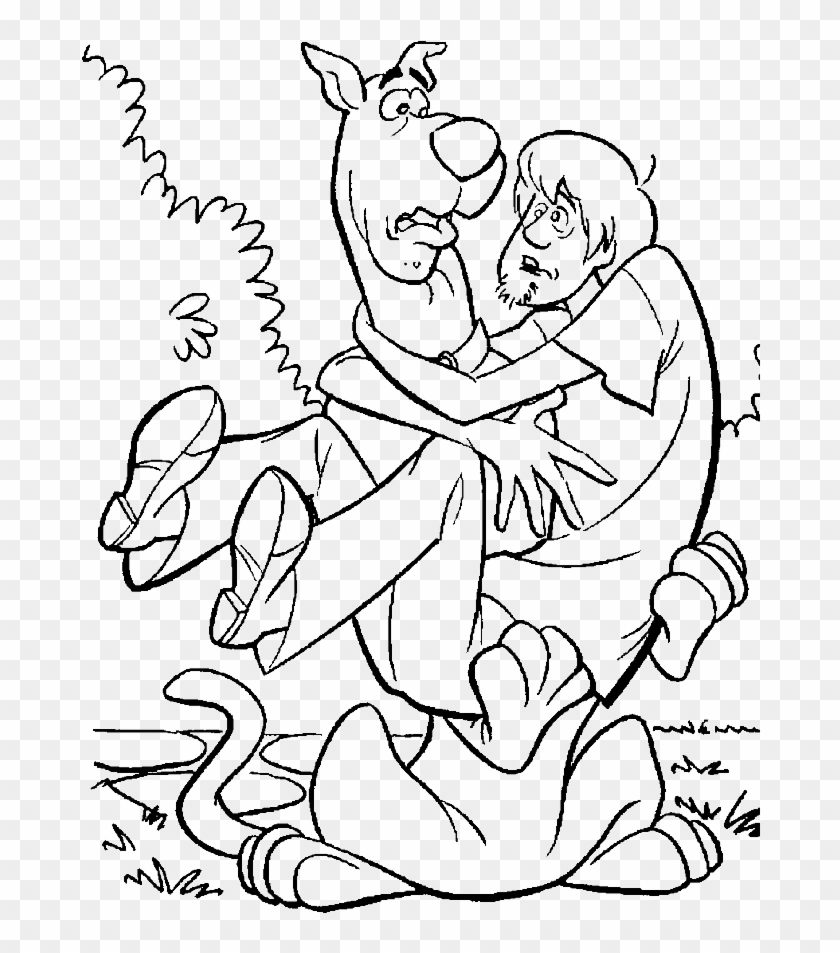 Scooby Doo And Shagy Fears Coloring Pages Scooby Doo - Desenhos Para Colorir Scooby Doo Clipart