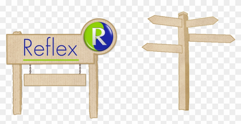 Use Our Sign Post To Navigate - Reflex Labels Clipart