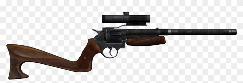 Revolver Stock Optics Barrel - Revolver With Buttstock Clipart