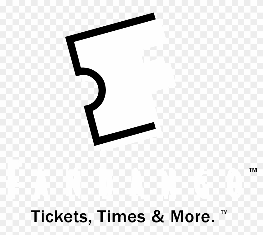 Fandango Logo Black And White Clipart #5343301