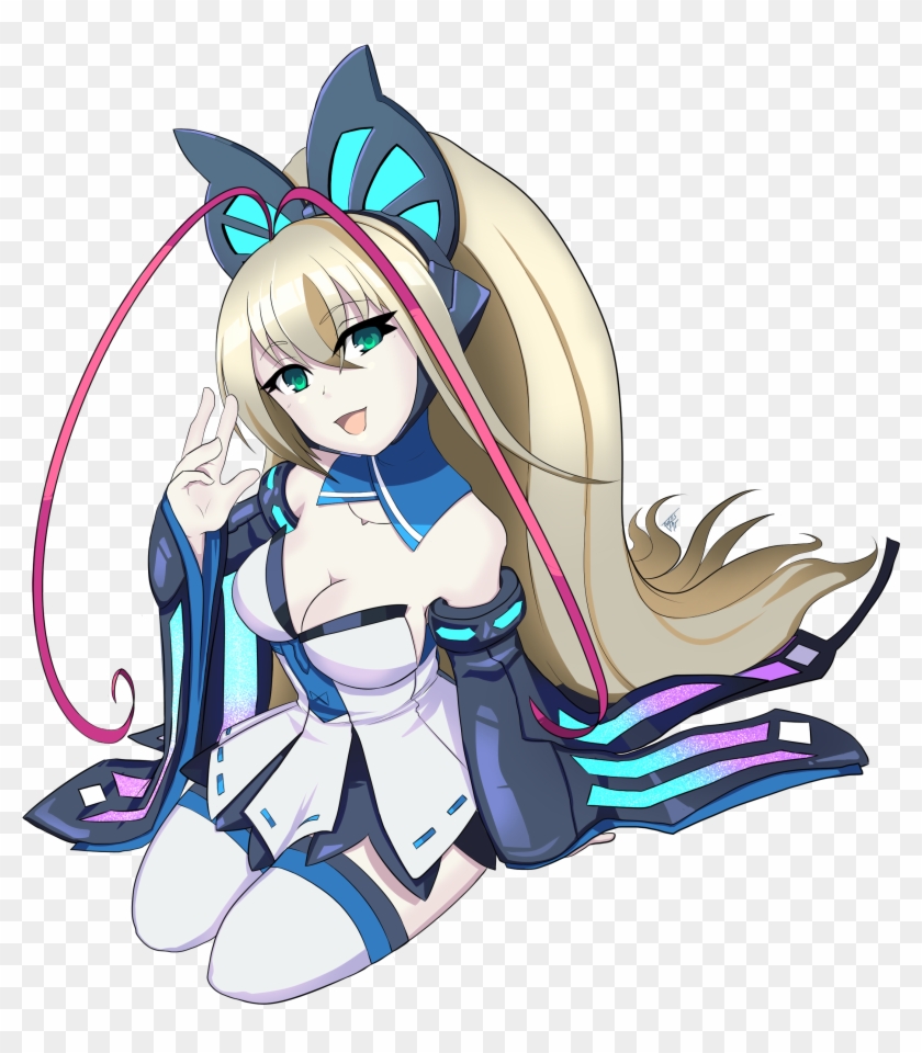 Lumen Azure Striker Gunvolt Drawing Clipart