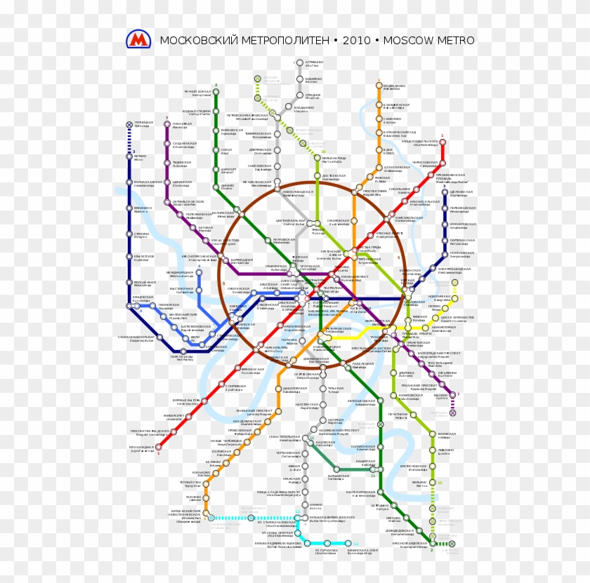 Moscow Metro Map - Domodedovo Airport Metro Station Clipart