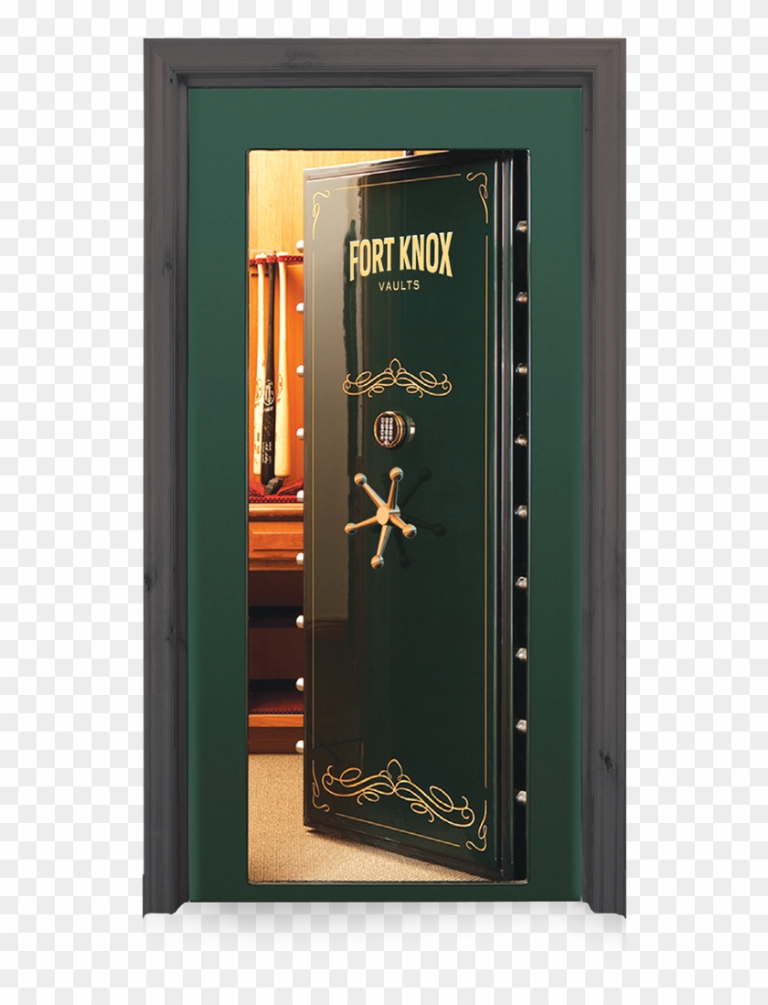 In Swing Vault Door In Swing - Fort Knox Vault Door Clipart #5343442