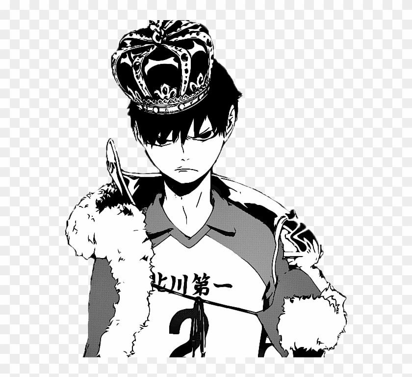 Haikyuu Clipart Black And White - Haikyuu Kageyama Manga - Png Download