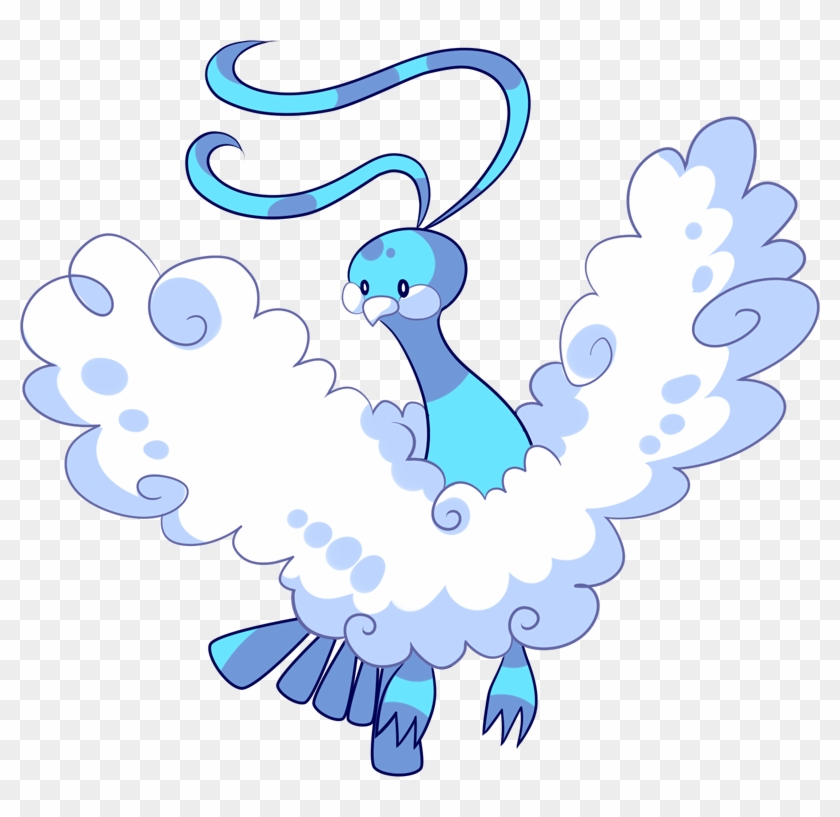 Pokemon Shiny Altaria Is A Fictional Character Of Humans - Illustration Clipart