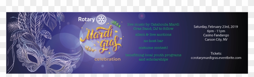 Mardi Gras 2018 Takes Place February 23, 2019 At The - Graphic Design Clipart