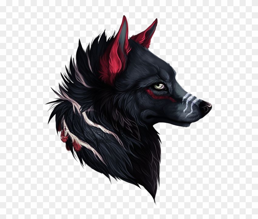 Mystical Wolf Drawings Clipart