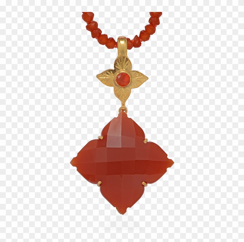 Throwing Star Carnelian Pendant - Pendant Clipart #5345387