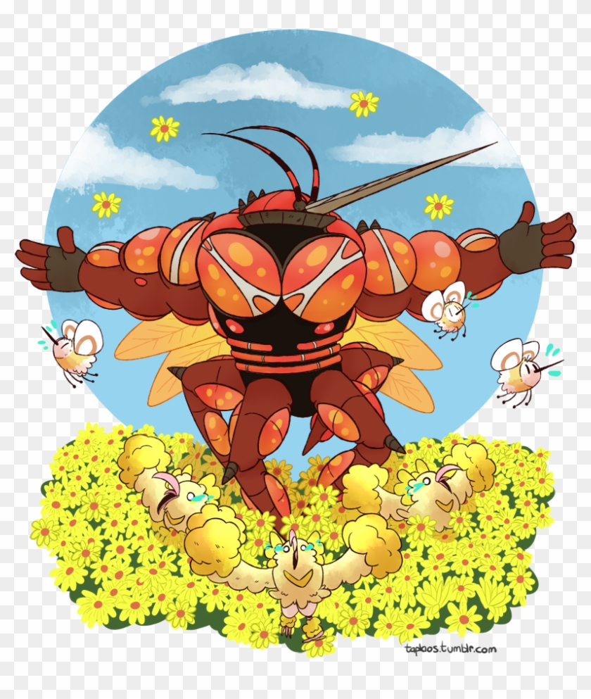 “ ““you Can Find Ub-02 Absorption At Melemele Meadows” - Pokemon Ultra Sun And Moon Art Clipart