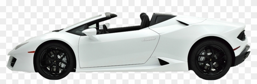 Lamboghini Huracan Spyder White Isolatedmarco2018 02 - Lamborghini Gallardo Clipart #5346019