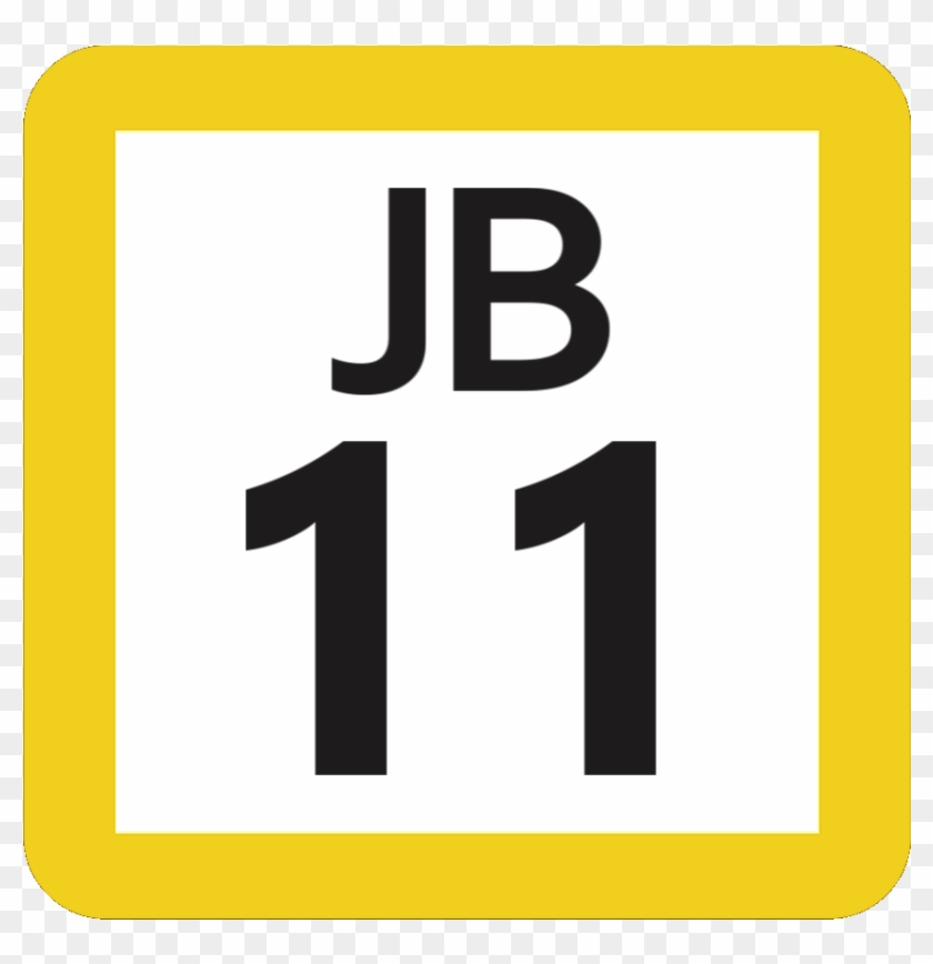 Jr Jb-11 Station Number - Sign Clipart