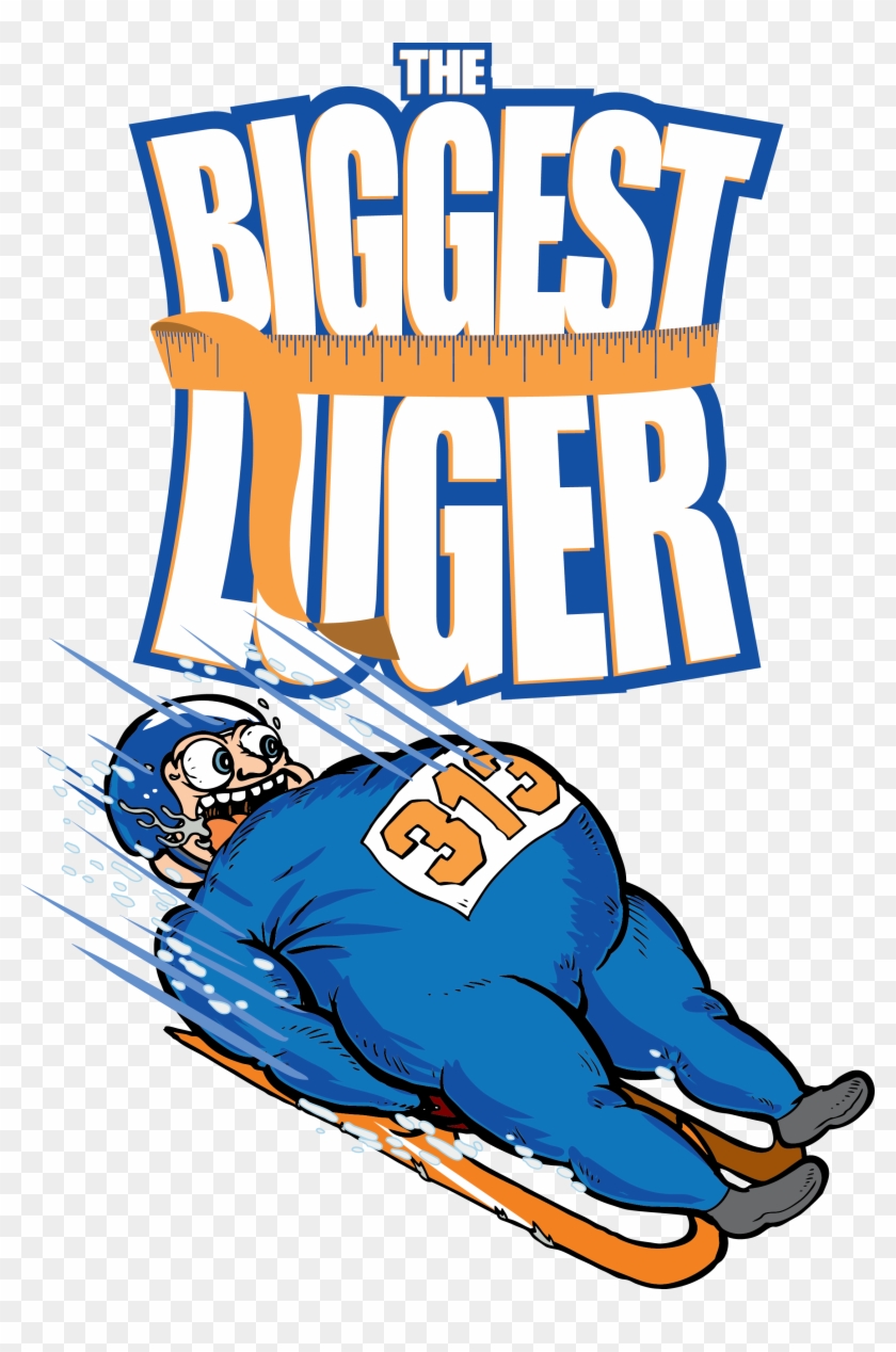 The Biggest Luger - Biggest Loser Clipart #5346120