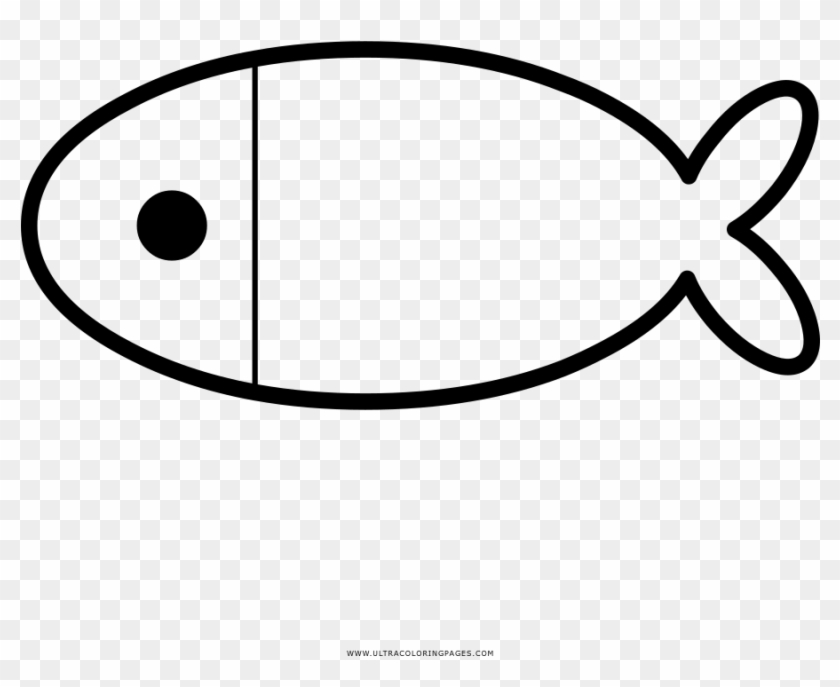 Fish Coloring Page - Line Art Clipart