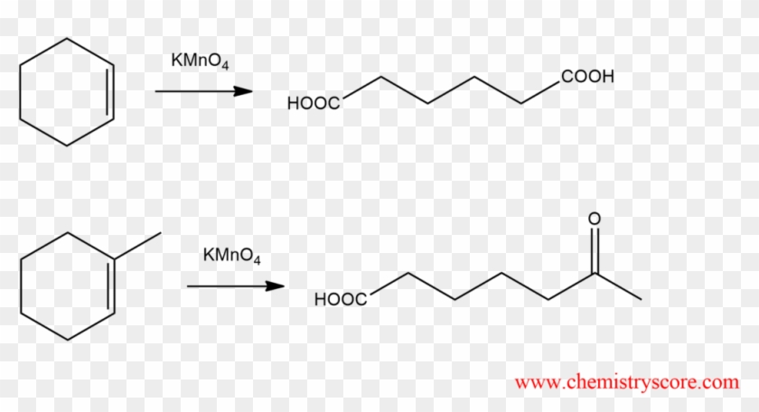 For The Oxidative Cleavage Of The Double Bond Of An - Alkene Kmno4 Clipart #5346757