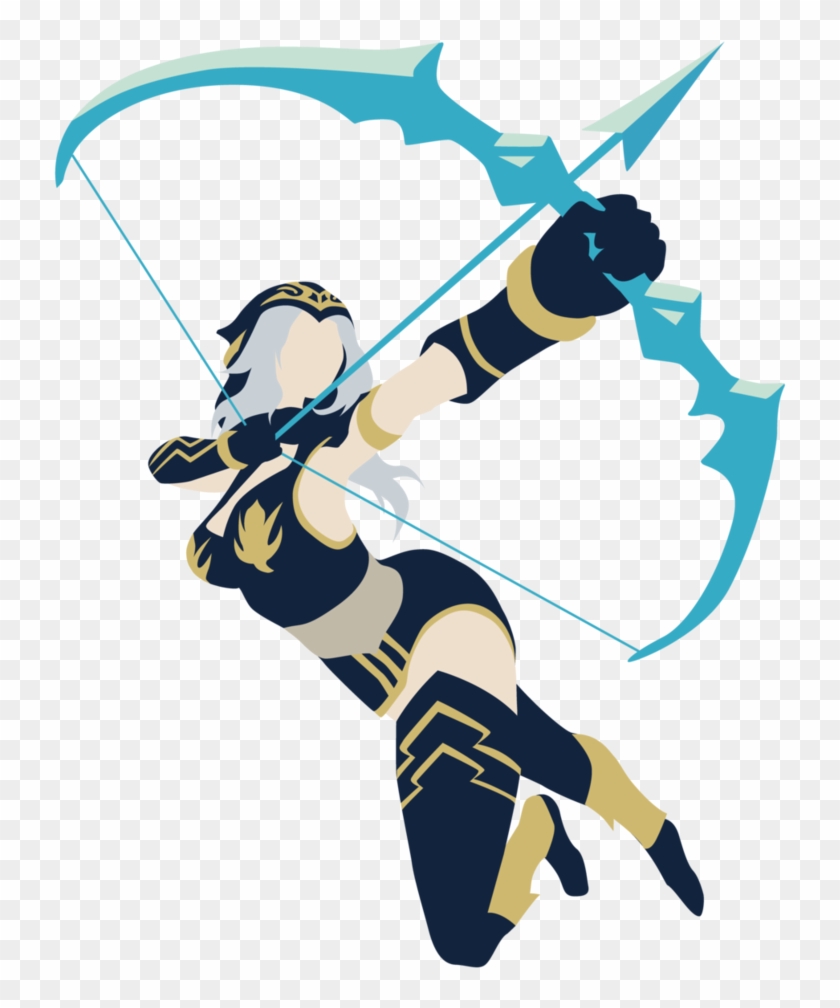 Ashe From Lol - League Of Legends Ashe Vector Clipart #5346853
