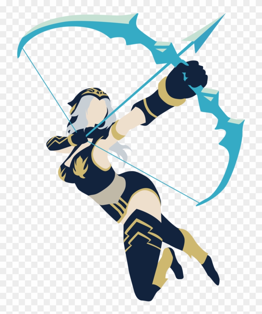 Ashe From Lol - League Of Legends Ashe Vector Clipart