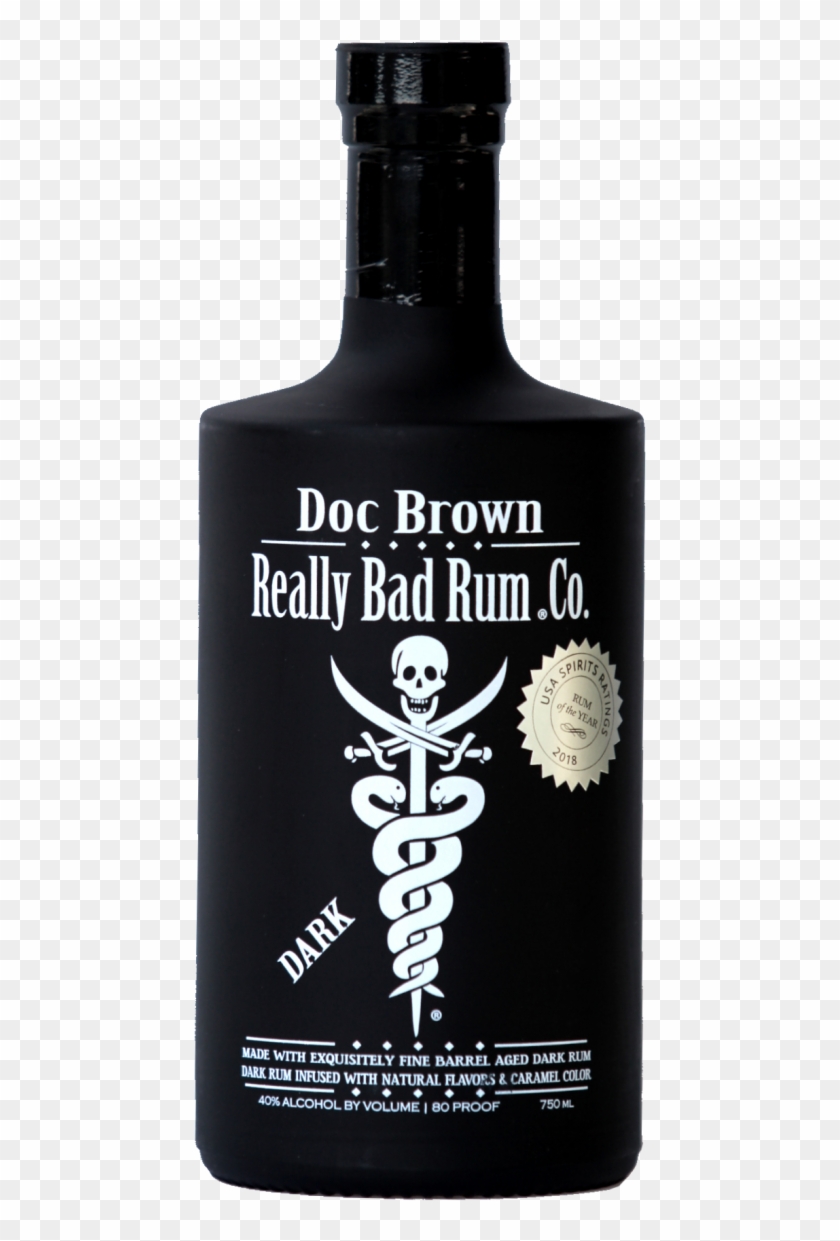 Doc Brown Really Bad Dark Rum - Pirate Clipart