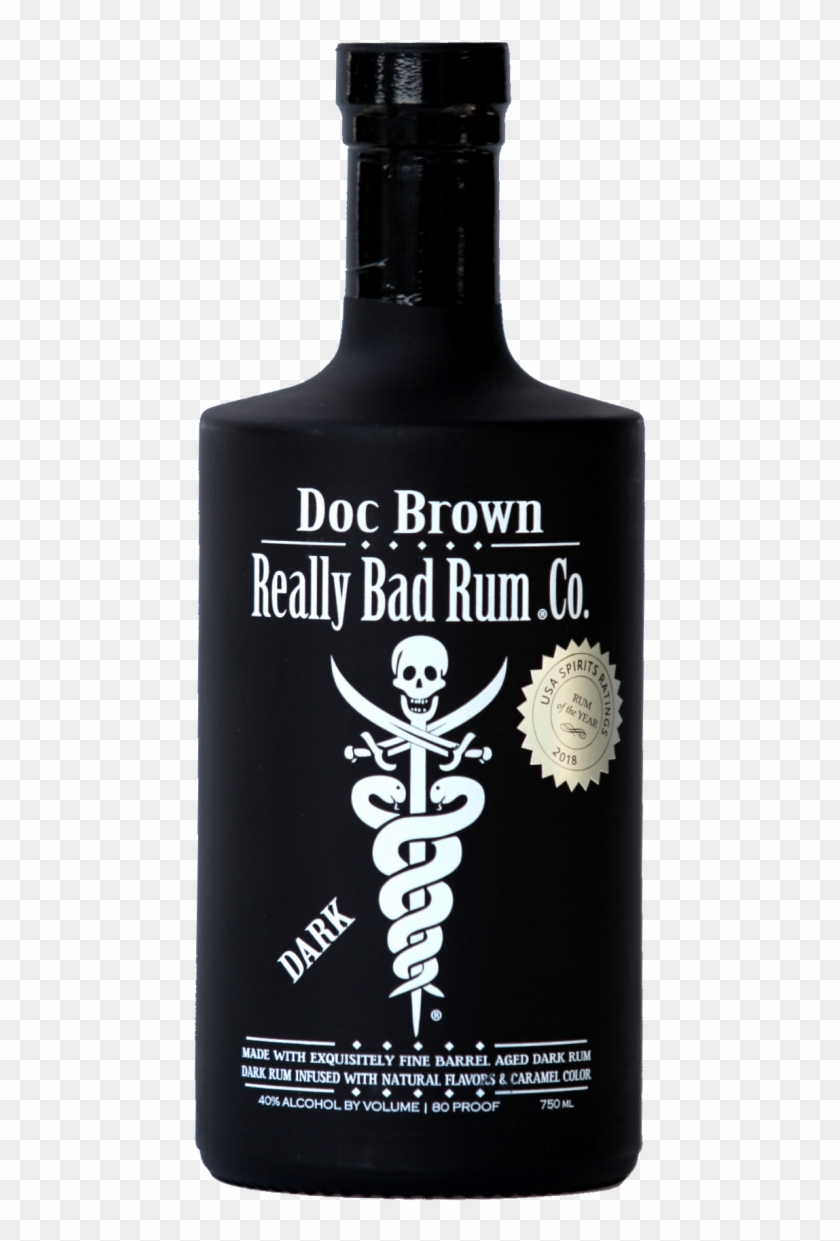 Doc Brown Really Bad Dark Rum - Pirate Clipart #5347034
