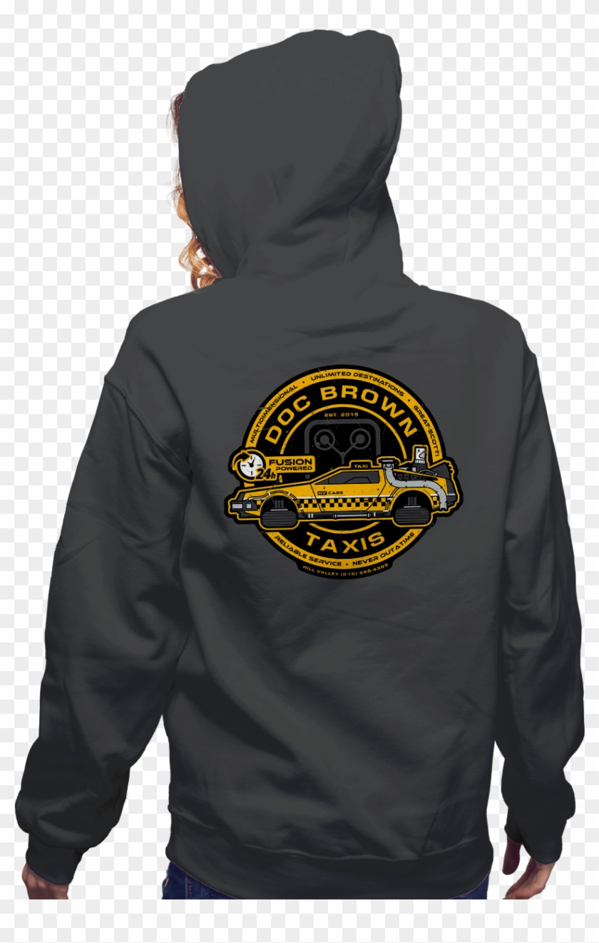Doc Brown Taxis - Hoodie Clipart #5347089