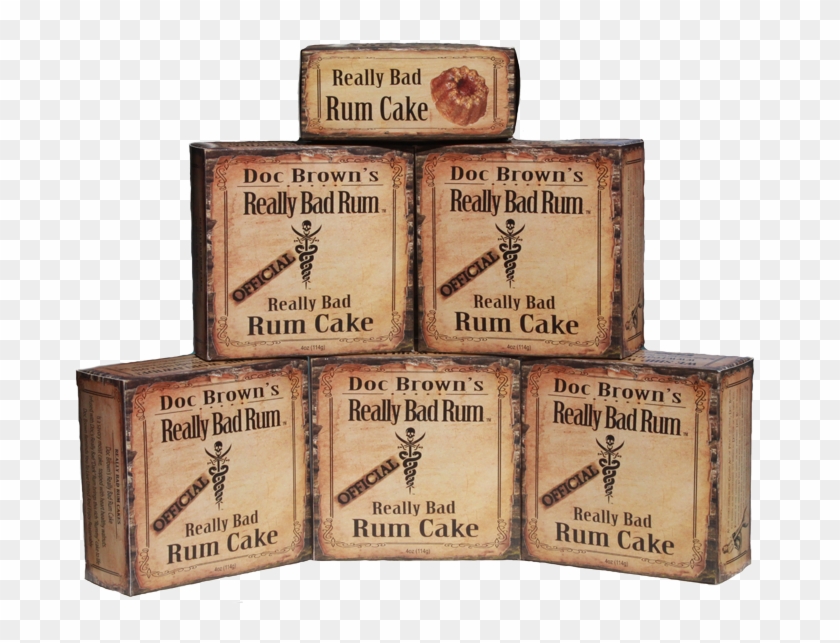 Doc Brown's Really Bad Rum Cake - Wood Clipart #5347112